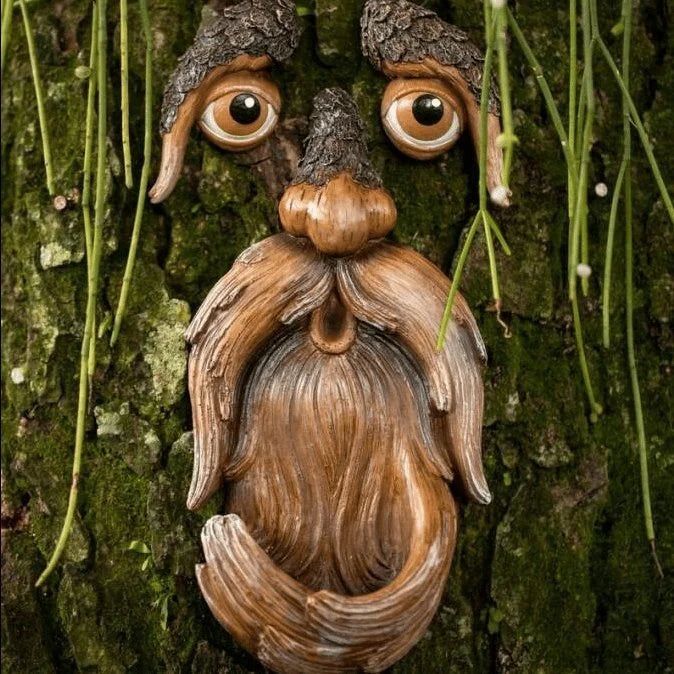 Unique Bird Feeders for Outdoors-Old Man Tree Art